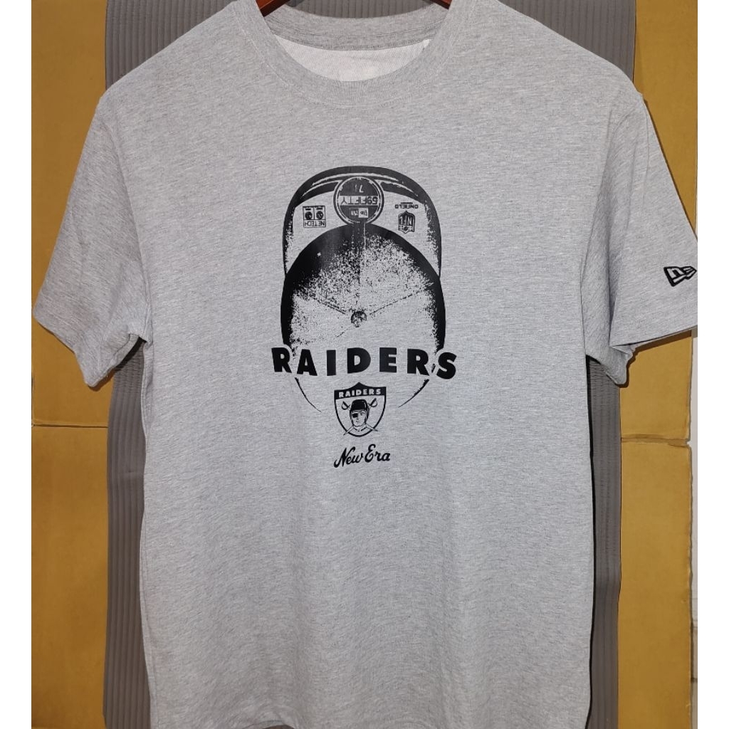 kaos t-shirt new era NFL Raiders M