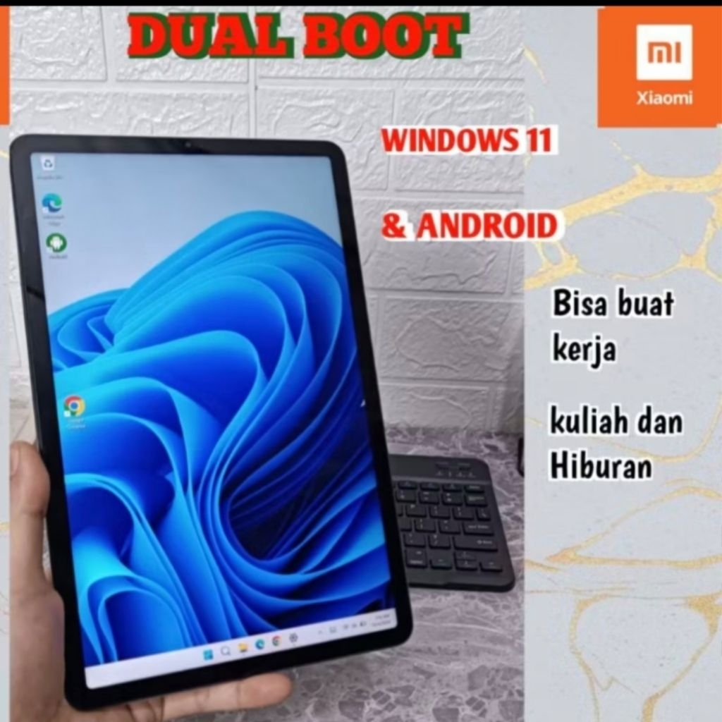 Xiaomi pad 5 Dual boot Windows dan Android hyper os