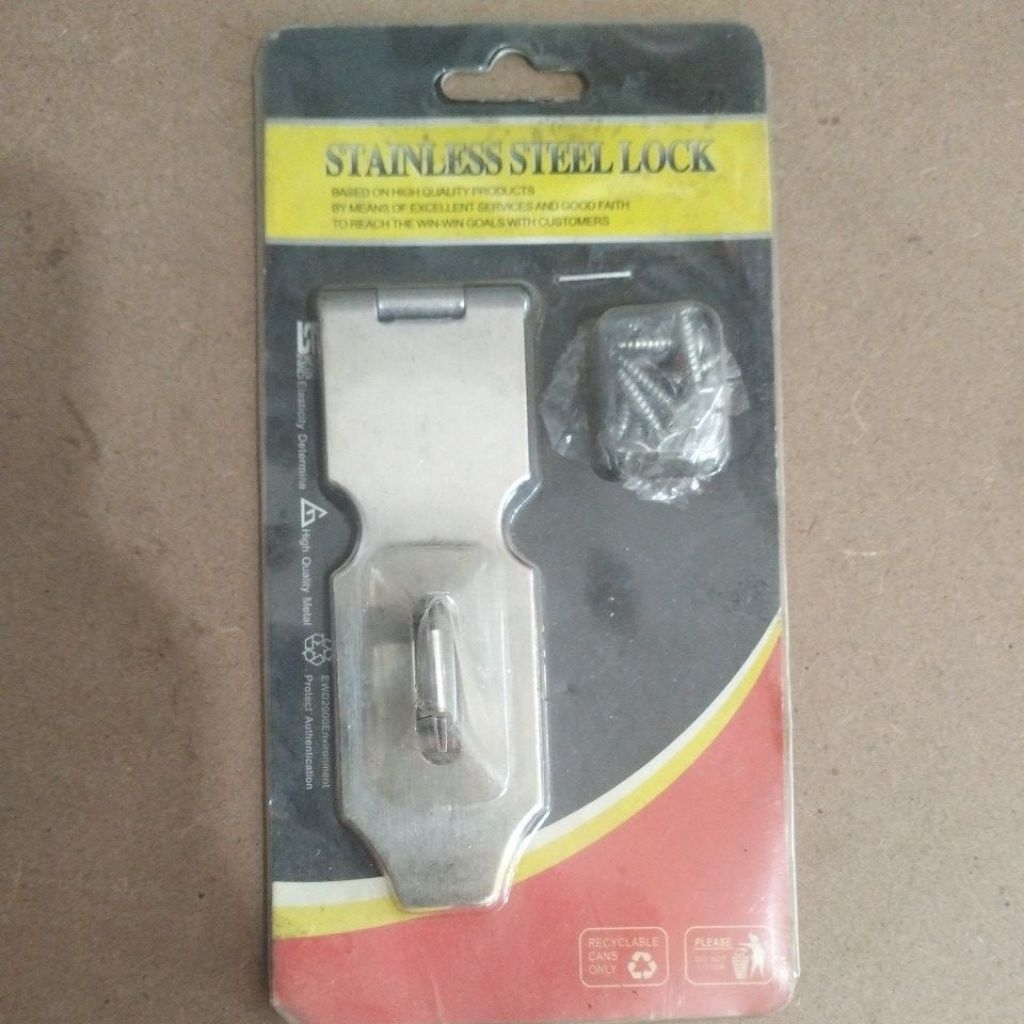 OVERPAL PLAT / STAINLESS STEEL LOCK