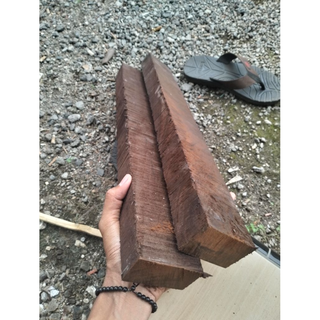 balok kayu galih kelor hitam super