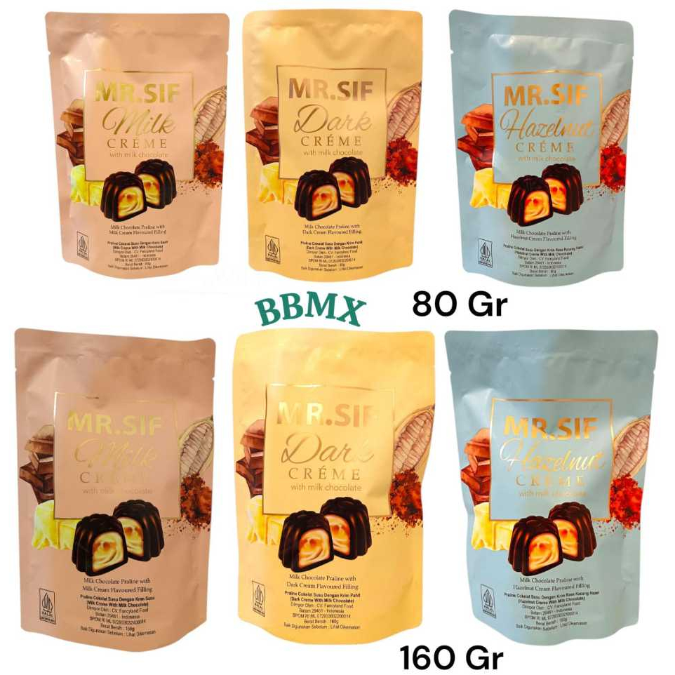 

MR.SIF CRÈME Milk Chocolate Praline With Cream Flavoured Filling