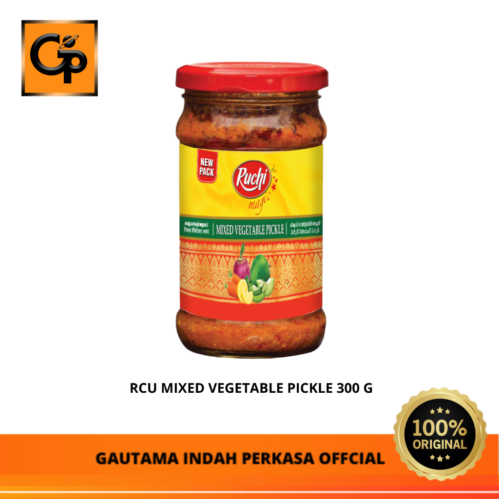 

Sambal Acar Ruchi Mixed Vegetable Pickle 300gr