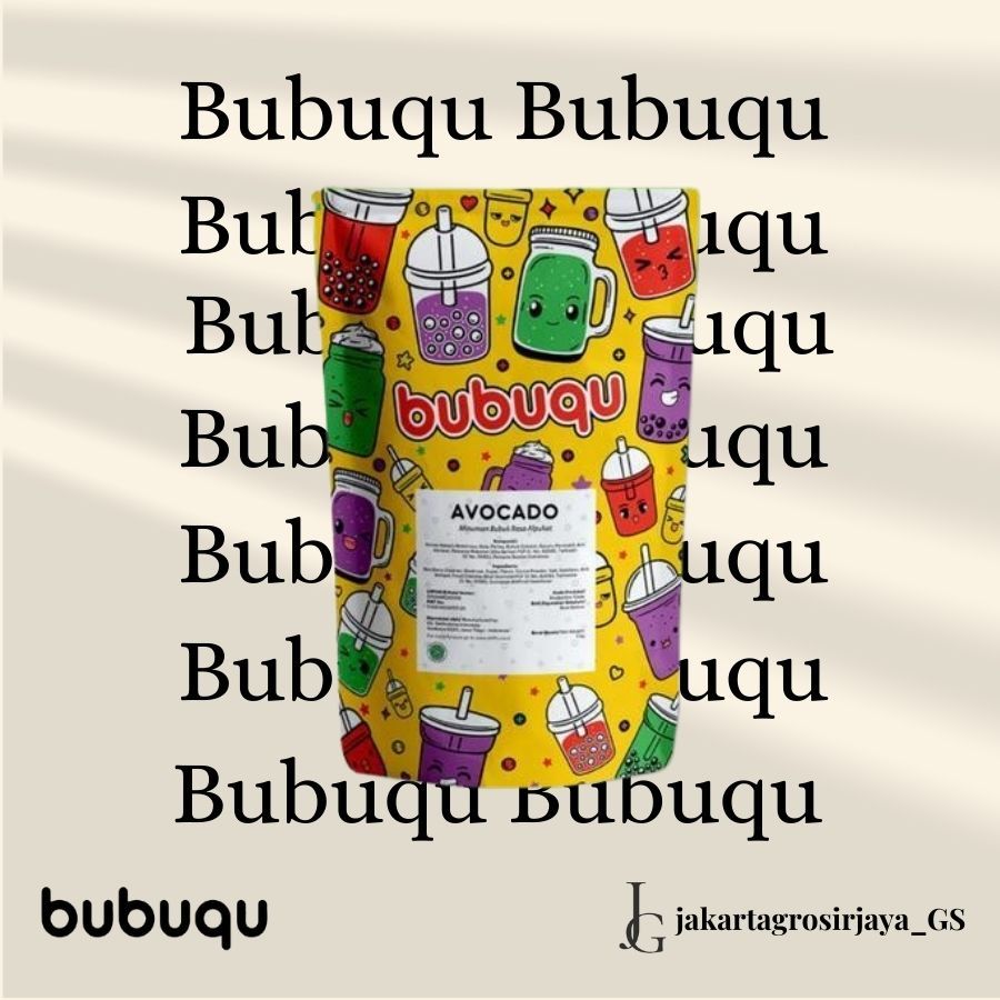 

Bubuqu Powder Drink Avocado Milk - Bubuk Minuman Alpukat Susu 1 Kg