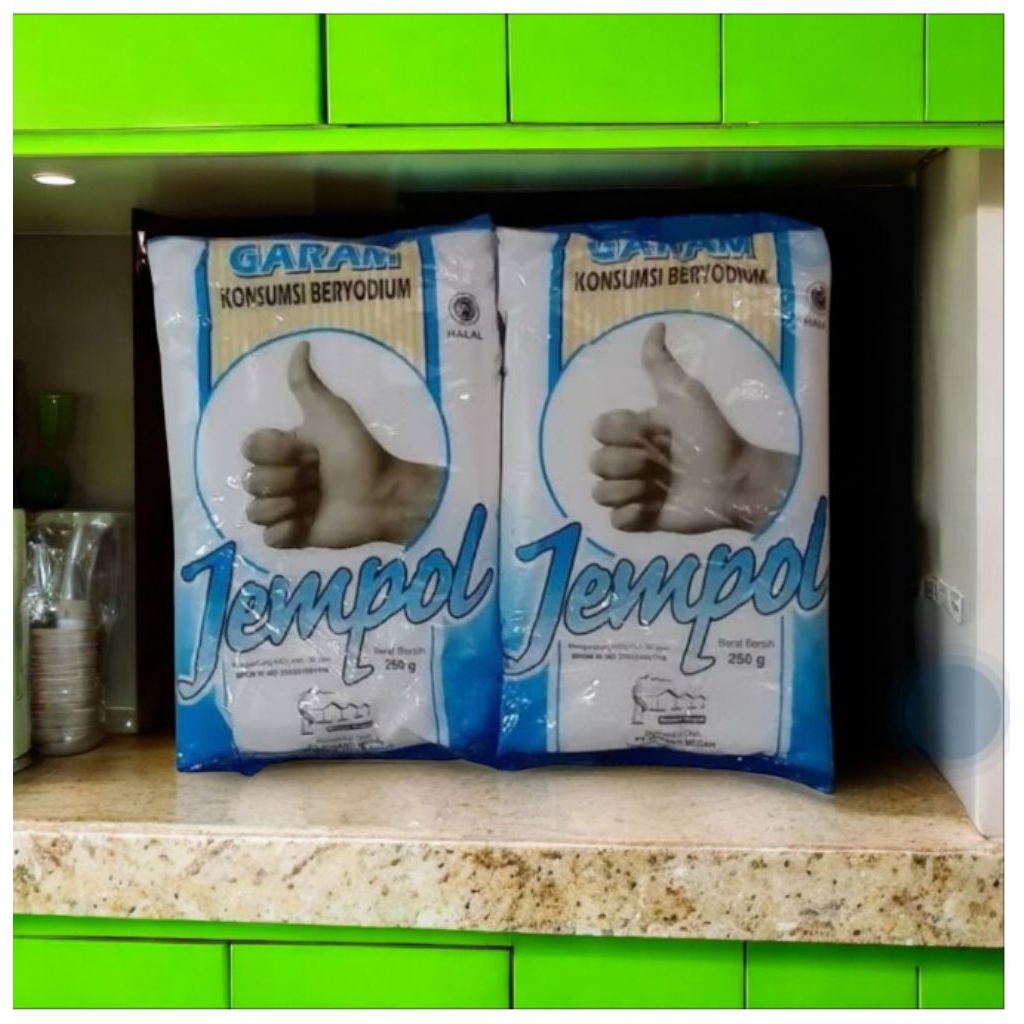 

garam dapur beryodium cap jempol 250gram dapat 1pcs