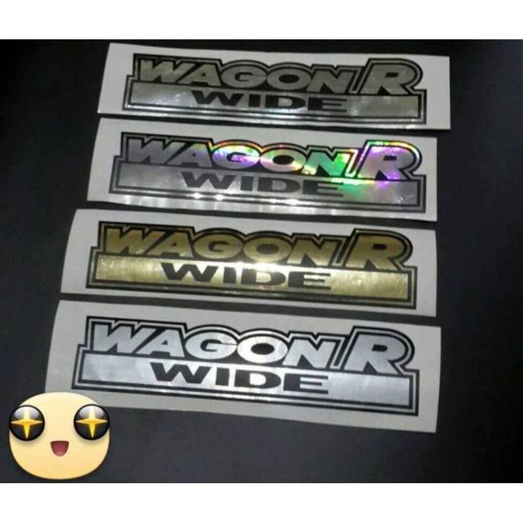 sticker wagon R wide bs pilih no brp
