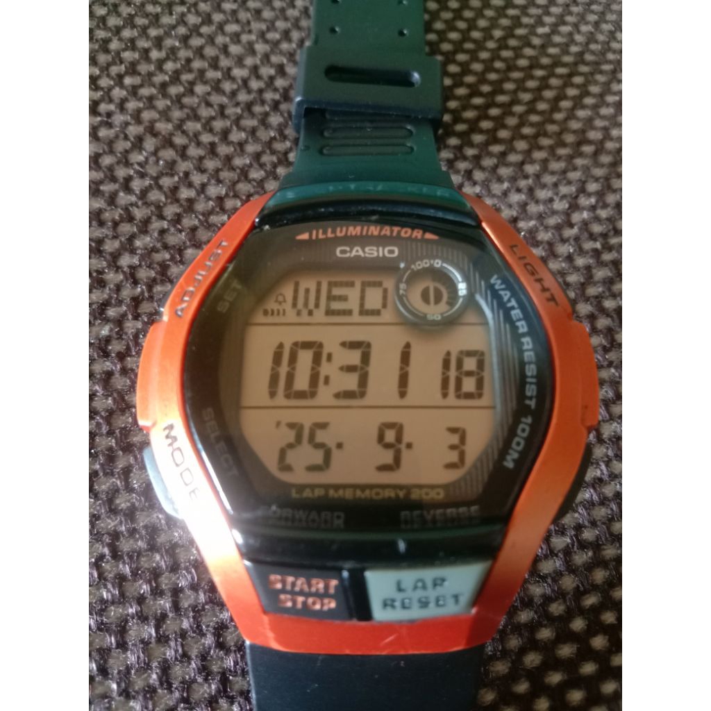 CASSIO STEP TRACKER WS-2000H