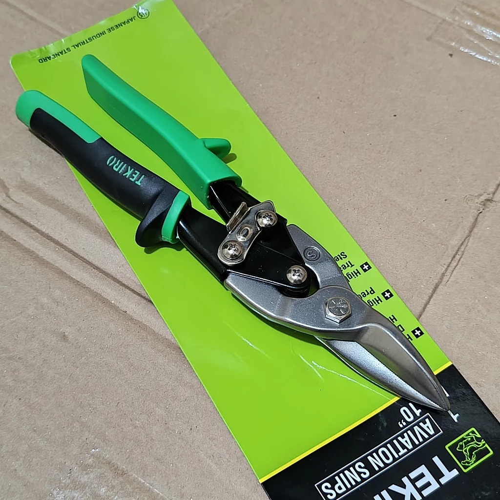 Gunting Baja Ringan Tekiro Original / Gunting Seng / Gunting besi / Gunting Holo