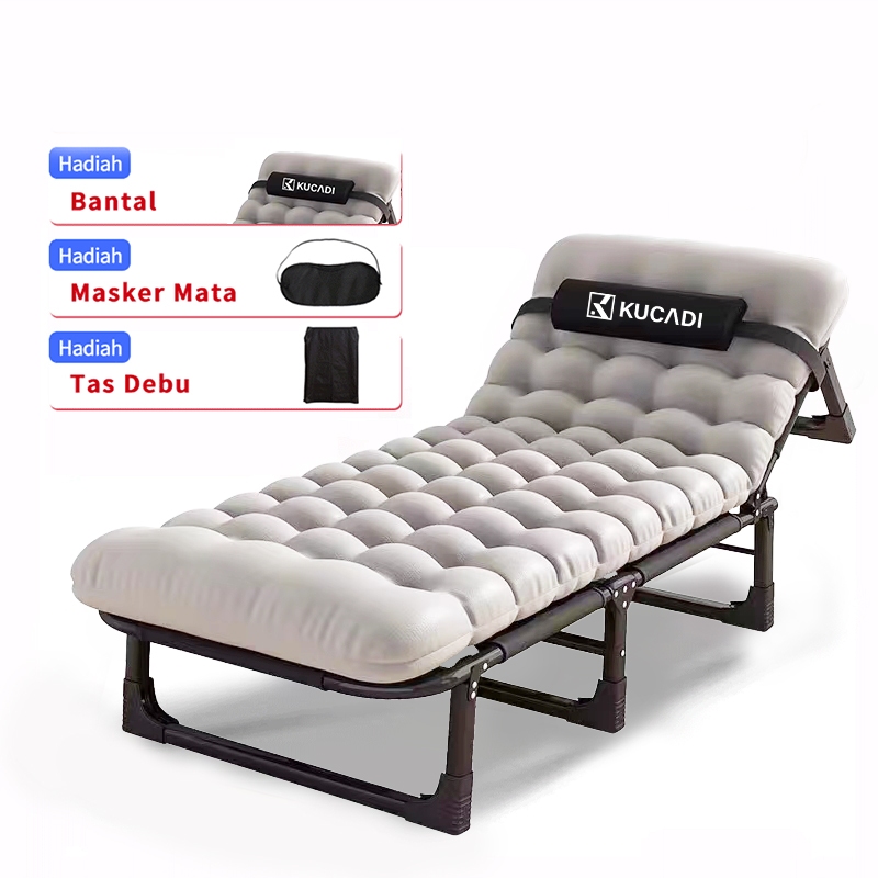 KUCADI[Pengiriman Dari Medan ] Tempat Tidur Lipat Kursi Malas Folding Bed Kursi Santai Lipat [ Garan