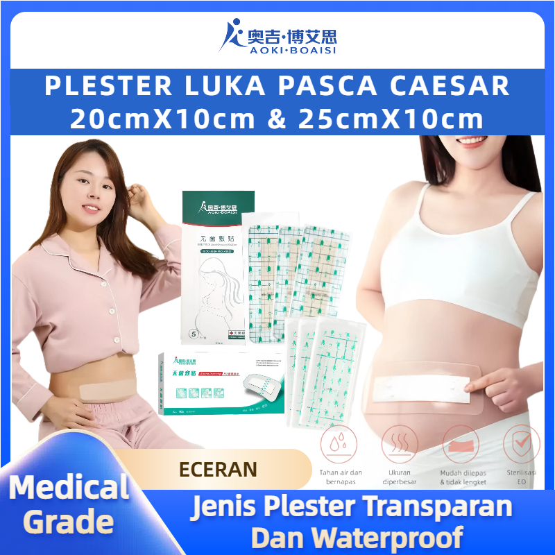 AOKI Plester Anti Air Luka Operasi Plaster Perekat Luka Perban Waterproof Wound Dressing