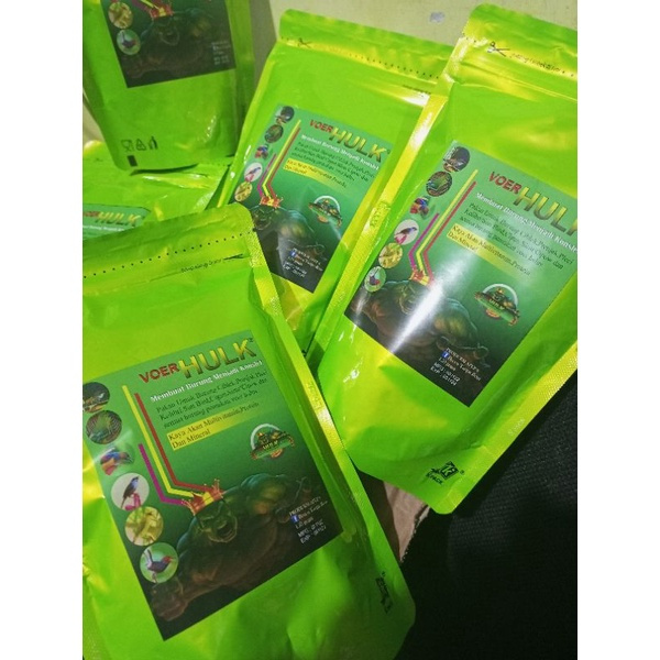 voer Hulk 150gr Pakan Burung Juara