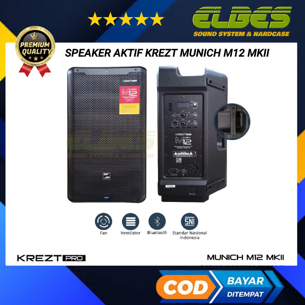 Speaker aktif KREZT MUNICH M12 12in