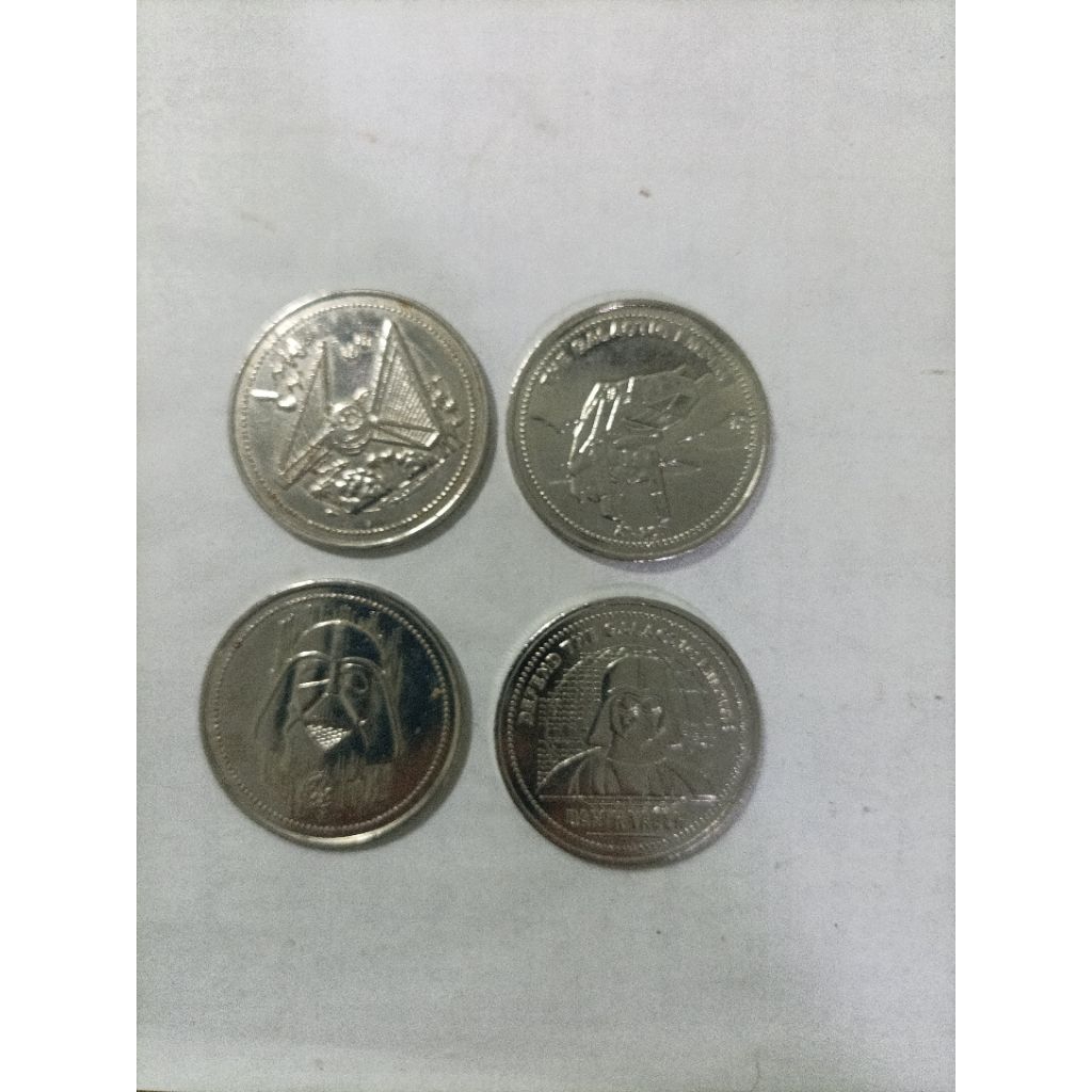 koin Star Wars Rogue One Alfamart  Darth Vader ,Krennic , Jyn Erso, Cassian, Tie Fighter,  K-2SO, St