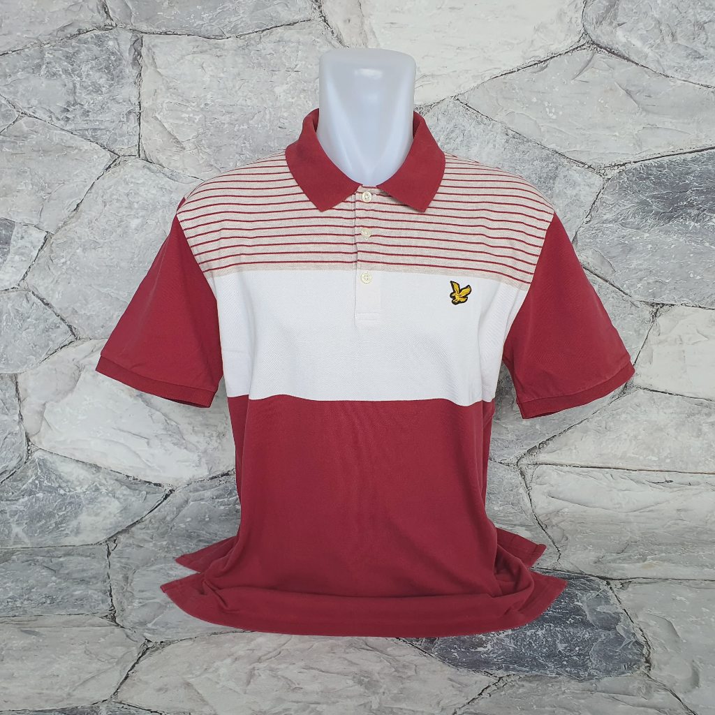Baju Kaos Polo LYLE & SCOTT - Size XL / LD 56 cm - Original - Second