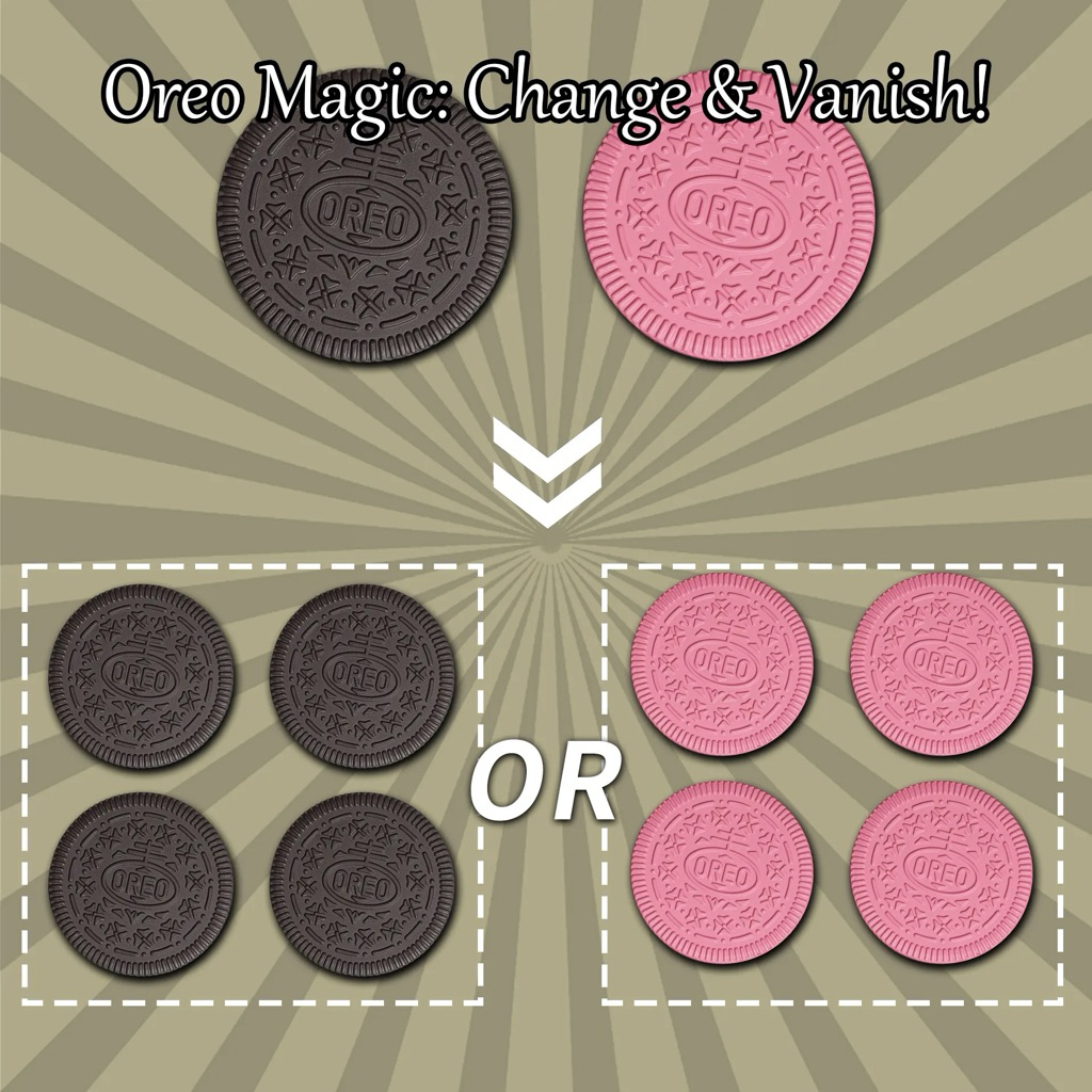 Alat Sulap Hopping Oreo N2G / Oreo Hilang Muncul Kembali Terus Menerus