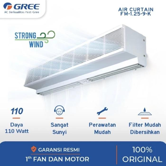 GREE AIR CURTAIN 120 CM - FM 1.25-12K GREE AIR CURTAIN 90 CM - FM 1.25-9K