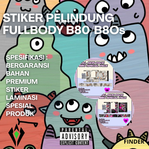 

stiker ala pins anti air kertas label b80 aesthetic