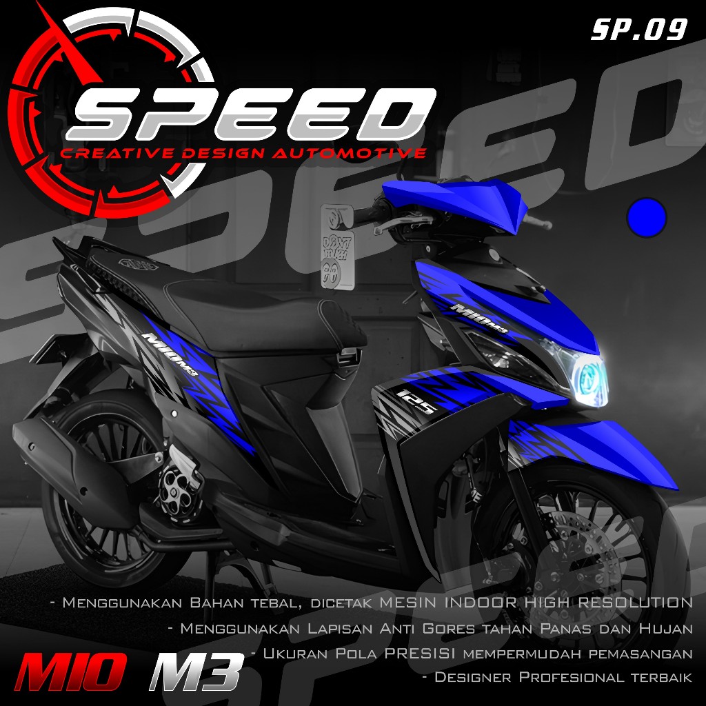 (PROMO COD) TERBARU Decal Sticker Yamaha Mio M3 125 Full body - Stiker Skotlet Variasi Modifikasi Mo