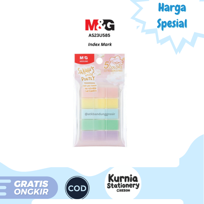 

M&G Sticky Note Flag Pastel Sakura Time AS23U585 / Index Pembatas Buku