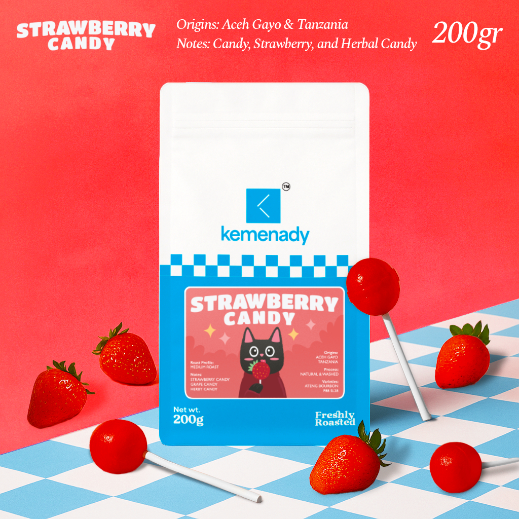 

Biji Kopi Arabika Strawberry Candy Specialty Coffee Beans Arabica Coffee