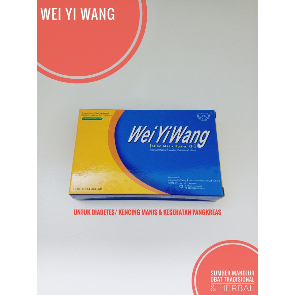 Wei Yi Wang Obat Gula Diabetes Kesehatan Pangkreas