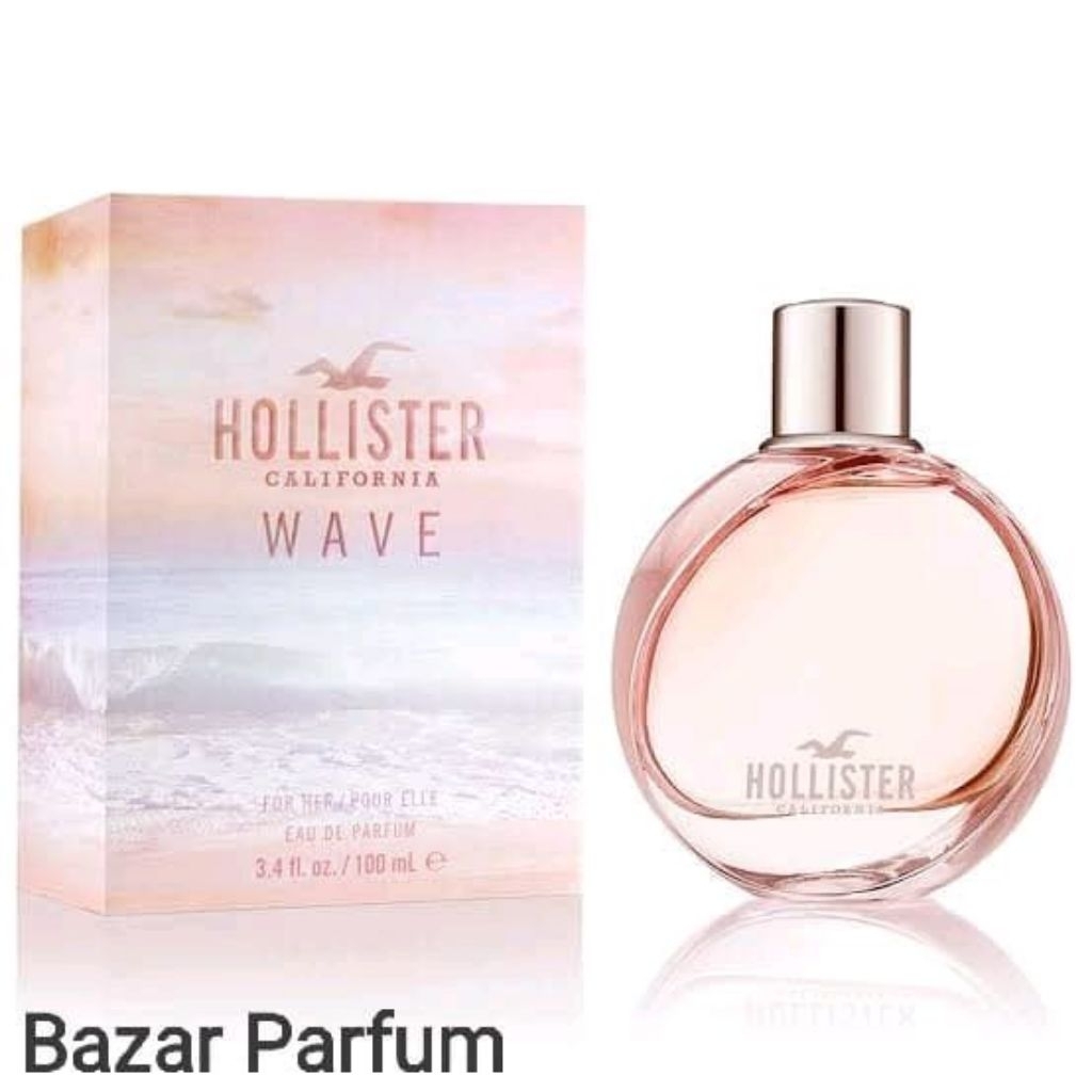 Parfum Wanita Hollister Wave For Her EDP Original