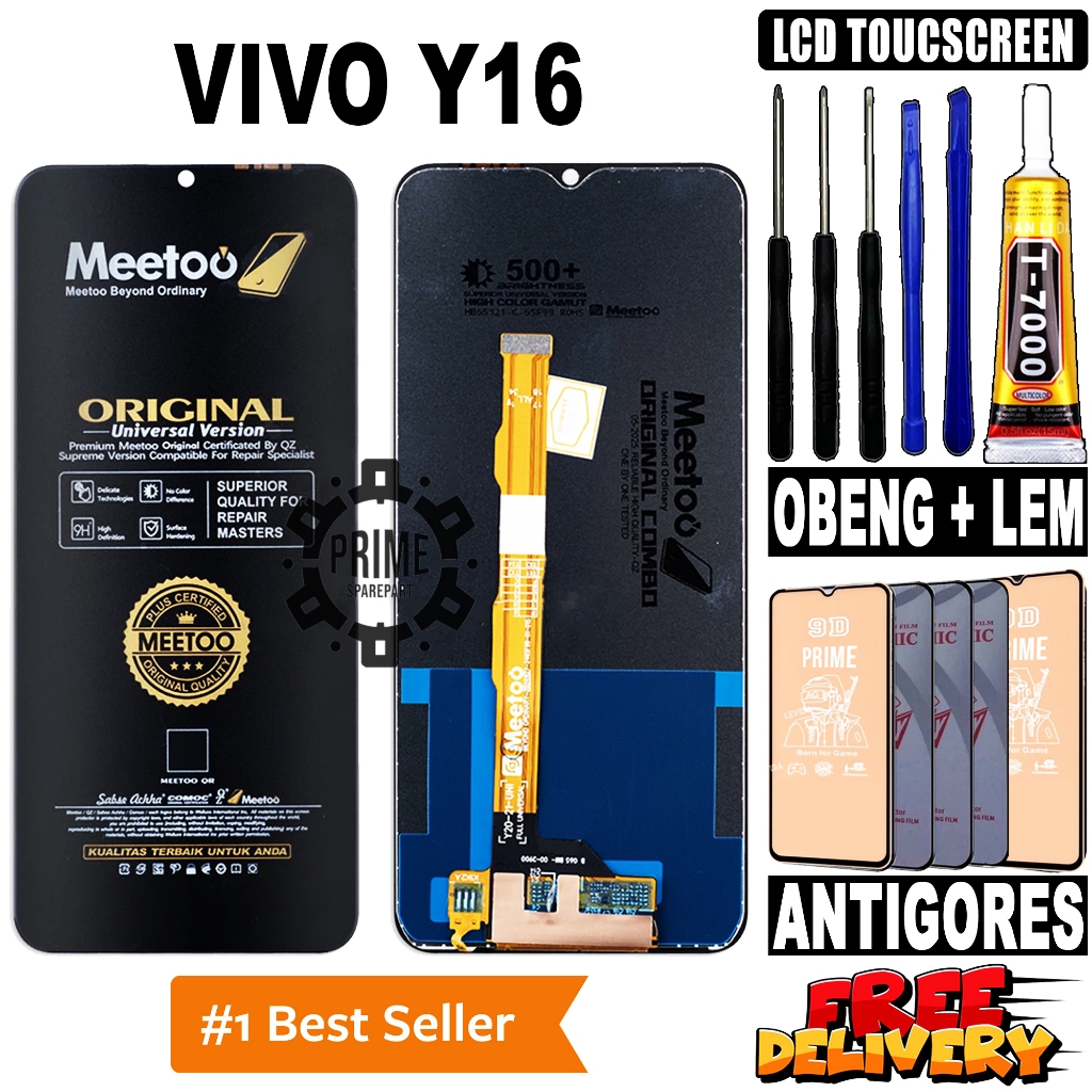 LCD VIVO Y16 ORIGINAL OEM LCD TOUCHSCREEN VIVO Y16 FULLSET