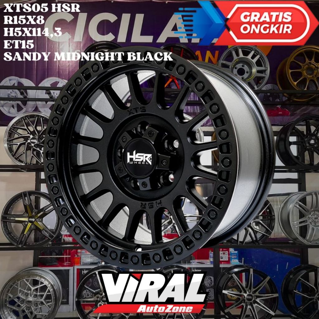 Velg Mobil Hilux Rangga , Hilux SC , Rush , Escape , Kuda , L300 , HSR XTS05 Ring 15 R15