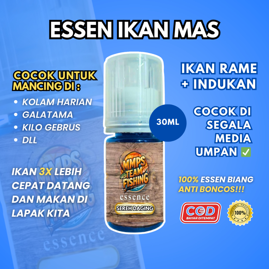 ESSEN SEREH DAGING UNTUK IKAN MAS