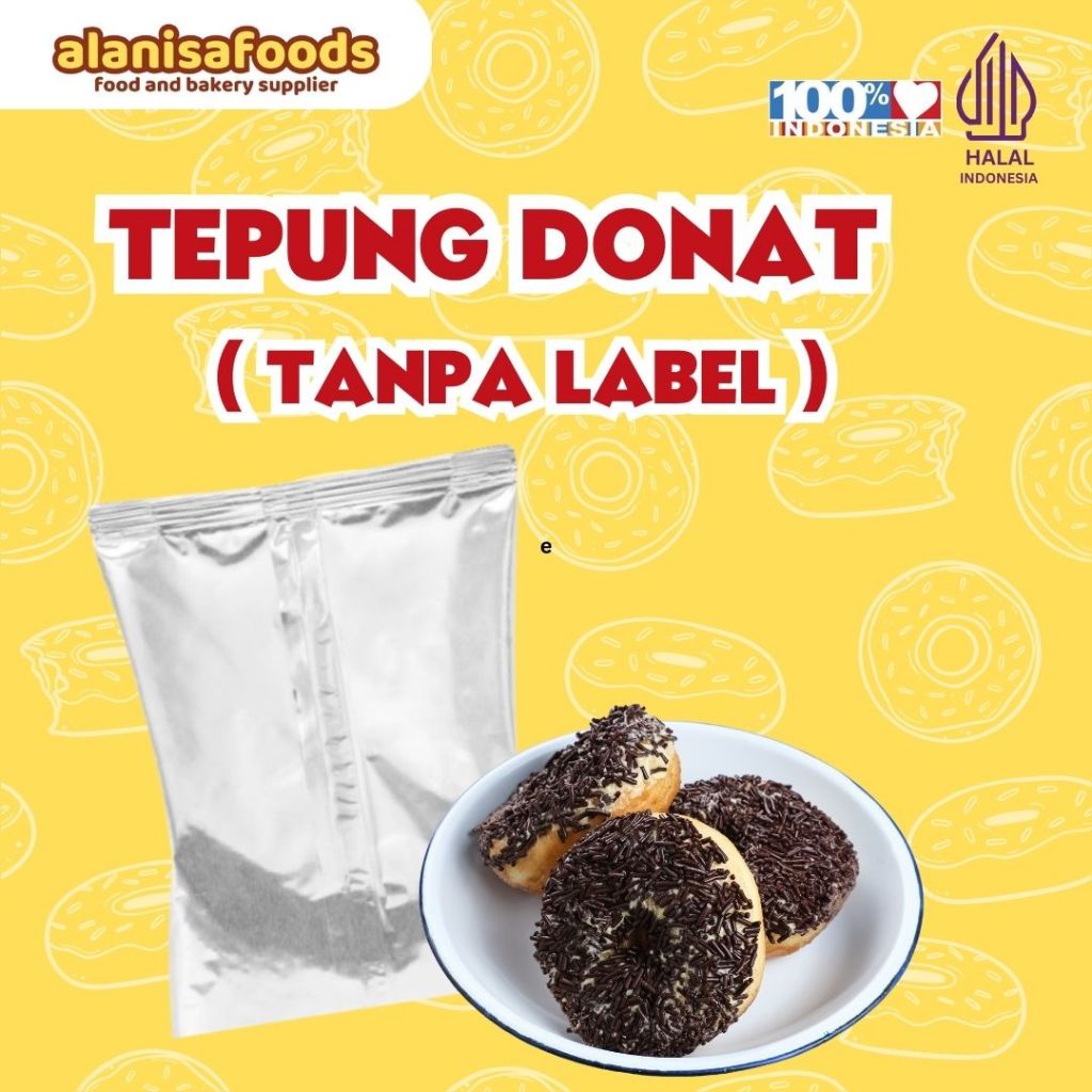 

TEPUNG DONAT (TANPA LABEL) PRAKTIS!!