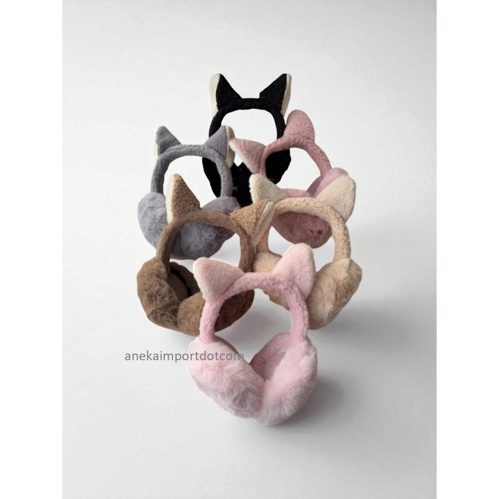 Earmuff Devil Winter Pelindung Telinga Lipat Musim Dingin Cute Ear, Penghangat Telinga Musim Dingin 