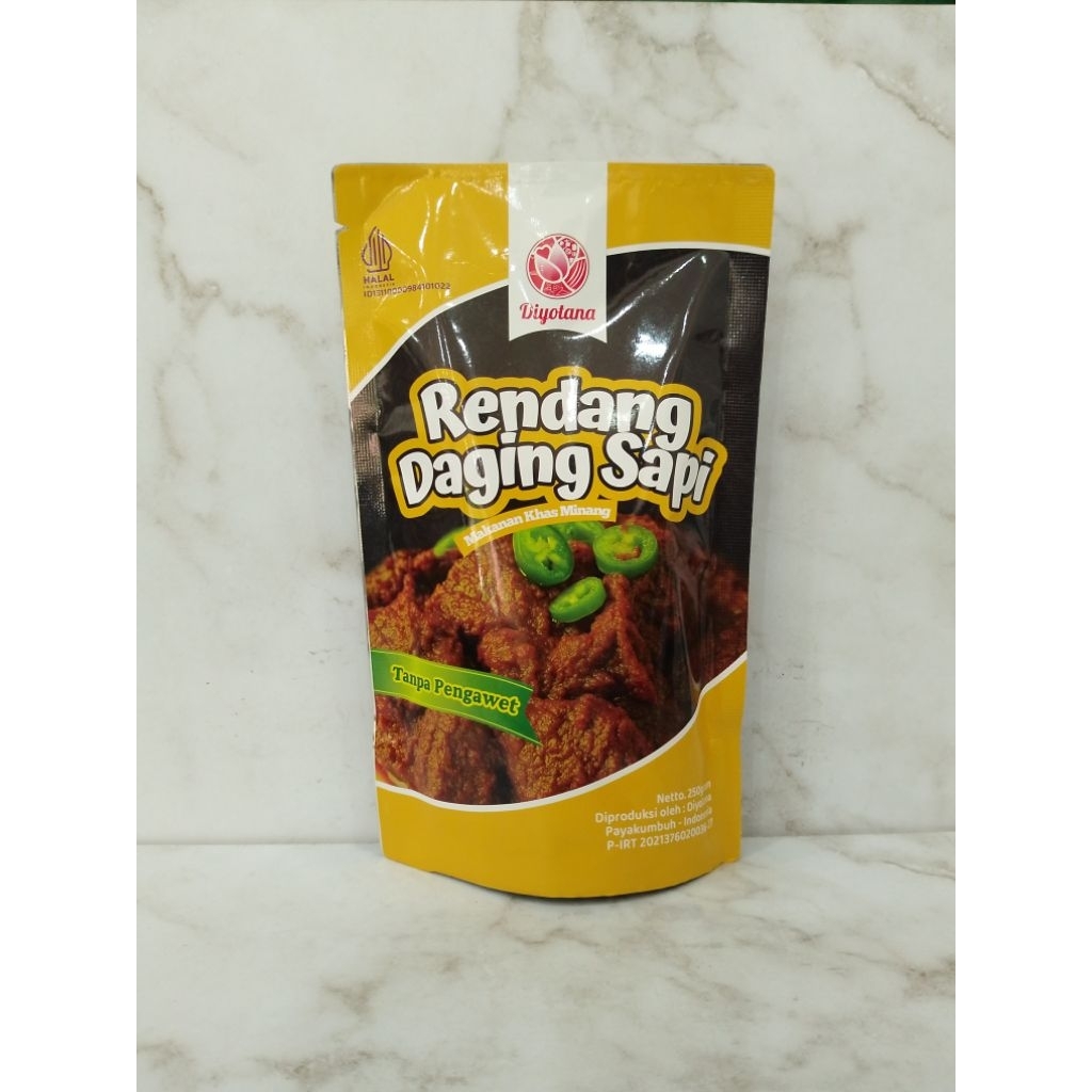 

Rendang Daging Sapi Diyotana