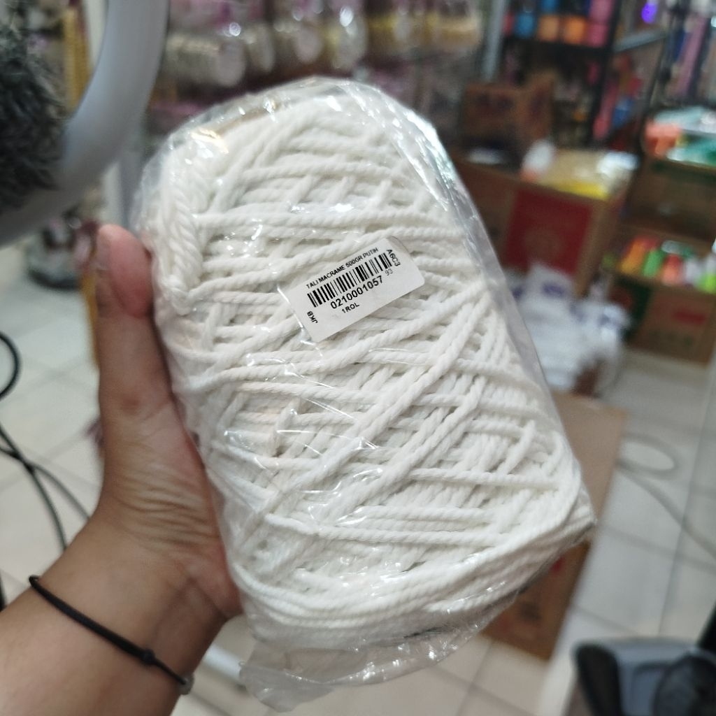 TALI MACRAME/TALI RAJUT/BENANG MACRAME/BENANG KATUN/MACRAME