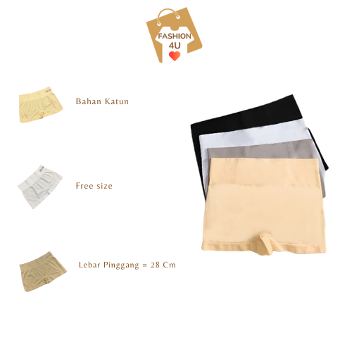 4U Celana pendek Short Boxer korset Munafie Slimming Wanita CP031