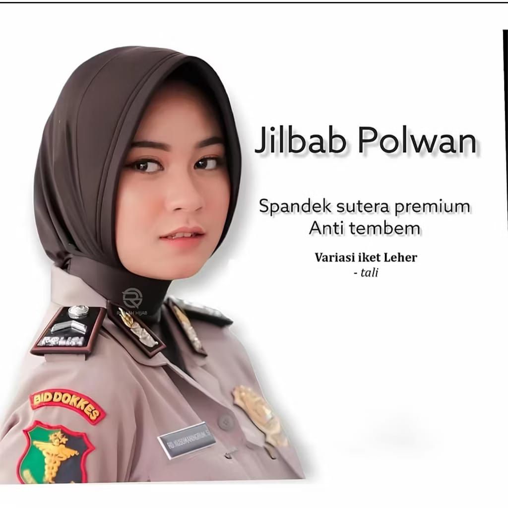 BERGO DINAS / JILBAB POLWAN / SERAGAM DINAS
