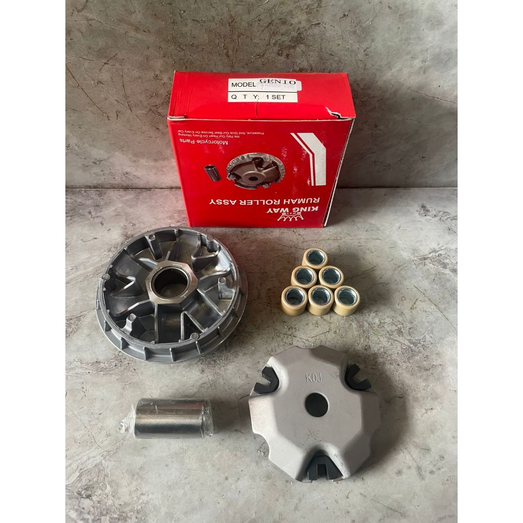 (KW) RUMAH ROLLER ASSY GENIO BEAT NEW LED 2020 SCOOPY FI ESP LED 2021 KOJ