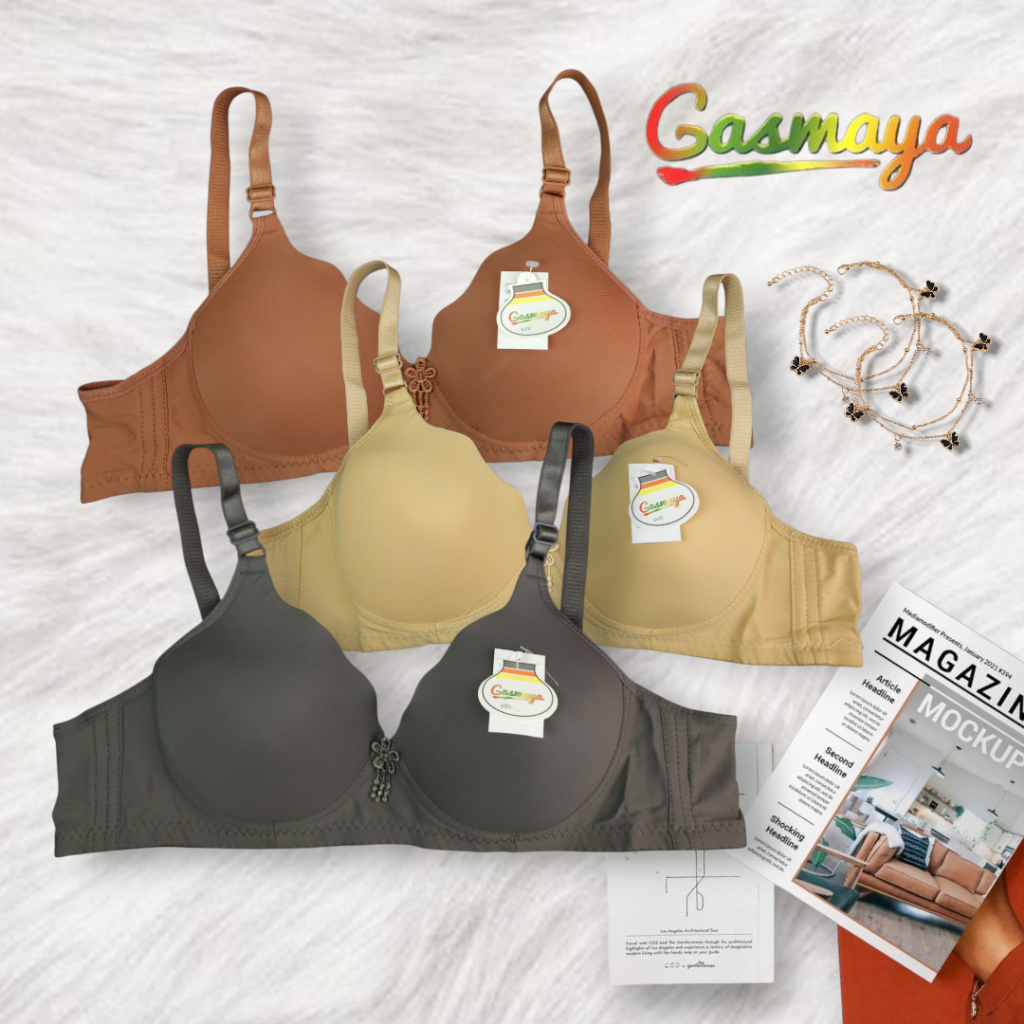 GASMAYA 230 V | Size 36 - 42 | Bra Busa Cop Tanpa Kawat