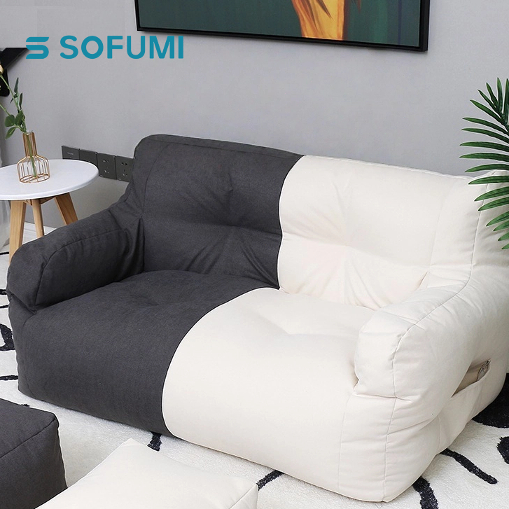 SOFUMI Sofa ganda, kursi tatami, kain sederhana, apartemen kecil, ruang tamu, kreatif, modern, sofa 