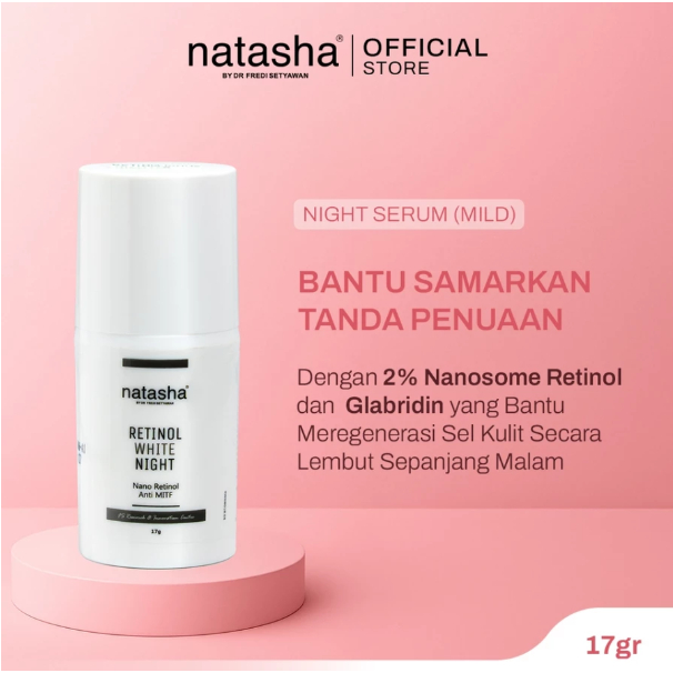 NATASHA SKINCARE RETINOL WHITENING NIGHT SERUM / RETINOL WHITE NIGHT