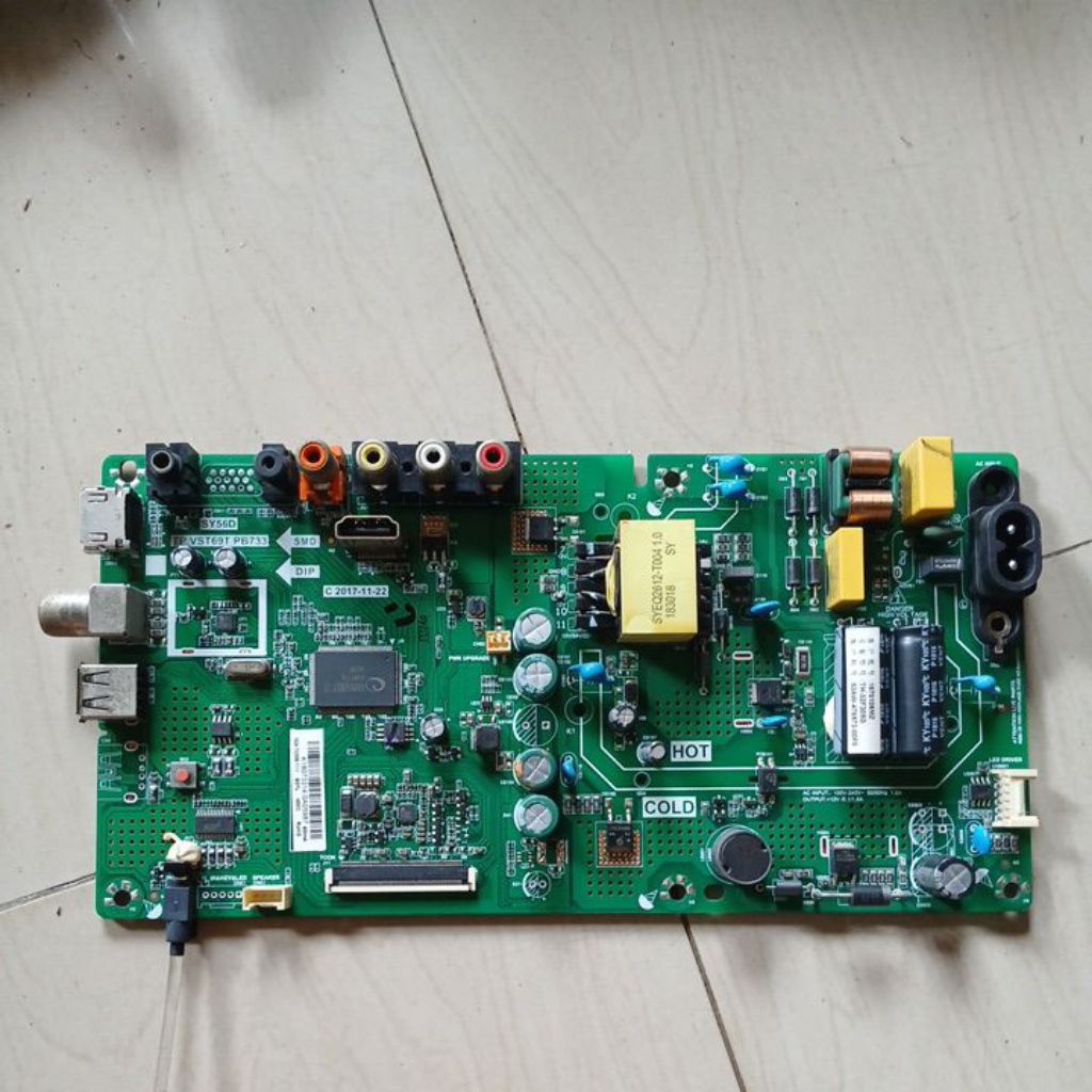mb mainbord tv led panasonic TH 32F305G lvds 60pin