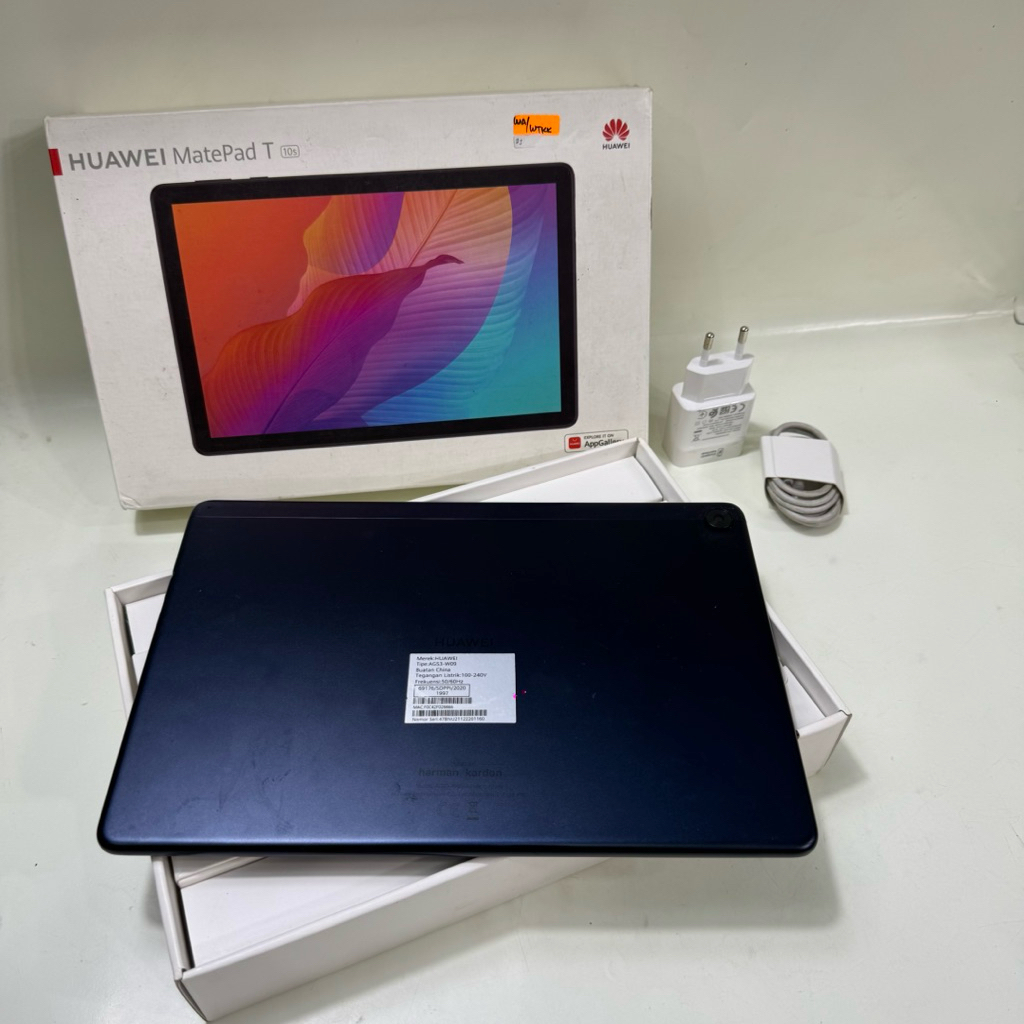 Huawei Matepad T10s 3/64gb Fullset Second Garansi Resmi