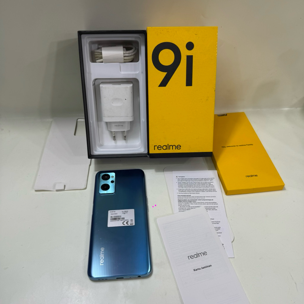 Realme 9i 4/64gb Fullset Second Garansi Resmi