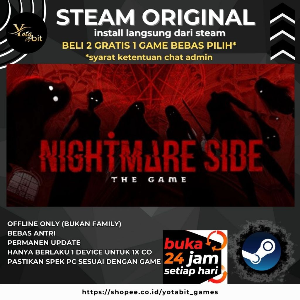 Nightmare Side: The Game Offline PC Game Original