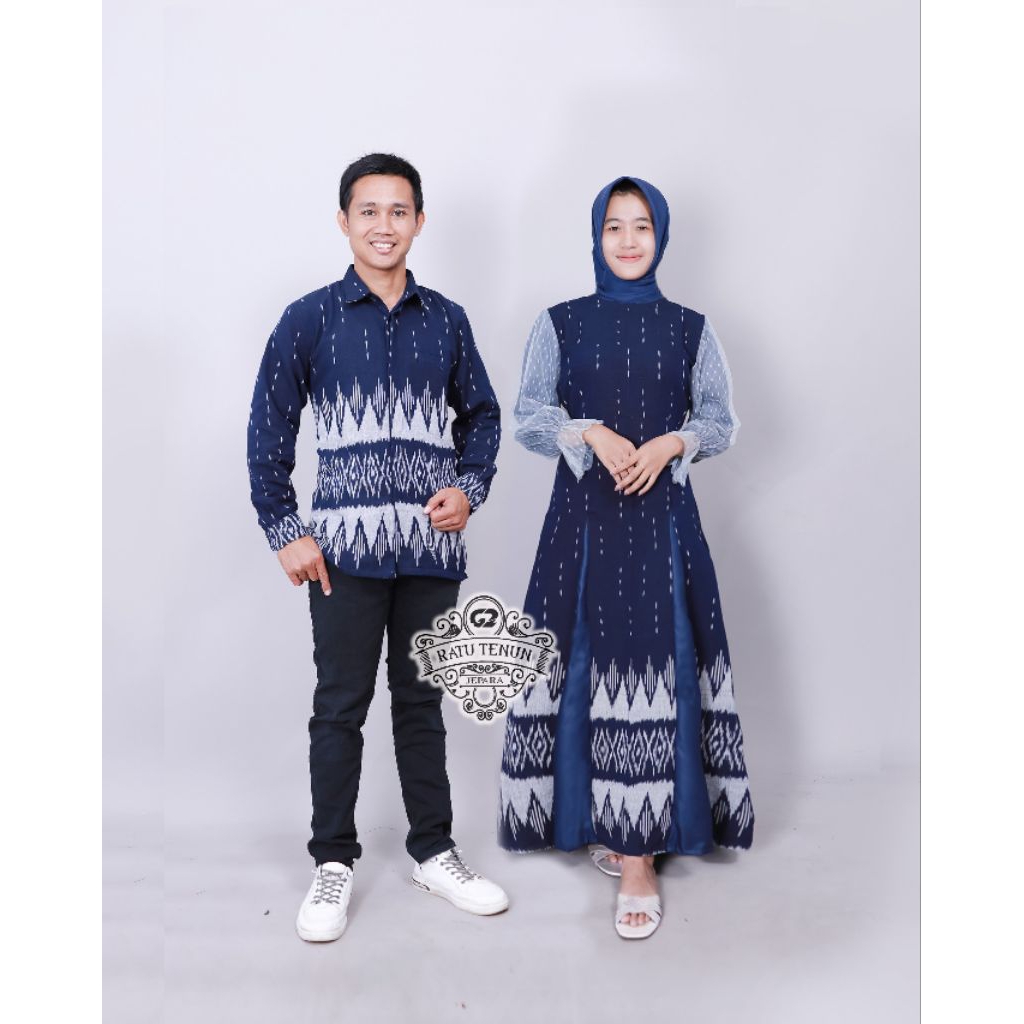 DRESS TENUN ZAFIRA NAVI , RATU TENUN JPR, Baju lamaran, baju muslimah, baju kondangan, baju santai