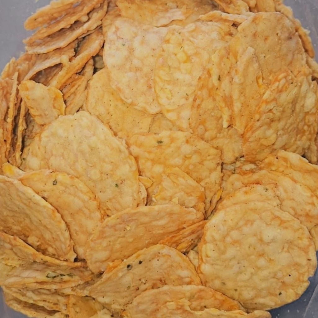 

KRIPIK TEMPE TEPUNG CRISPY 500GRAM