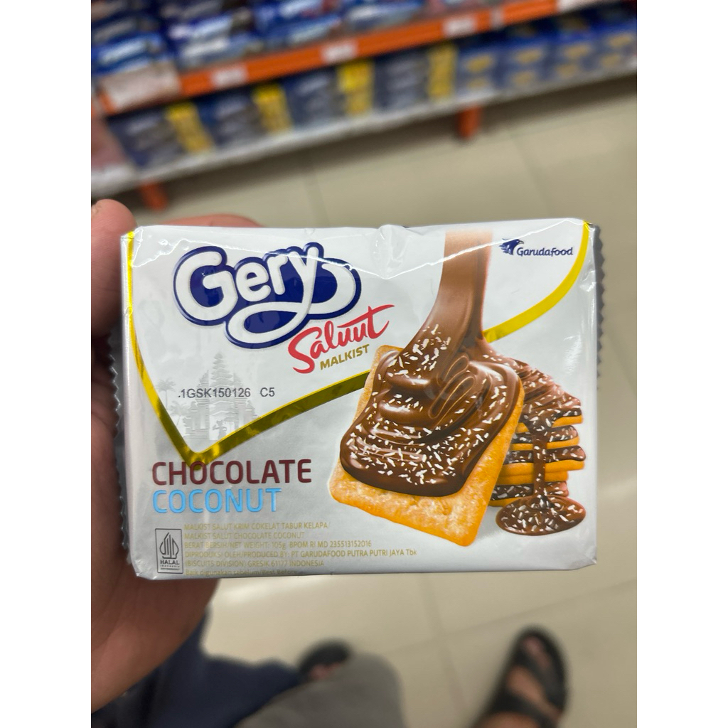 Gery Saluut Malkist coklat Kelapa 105gr