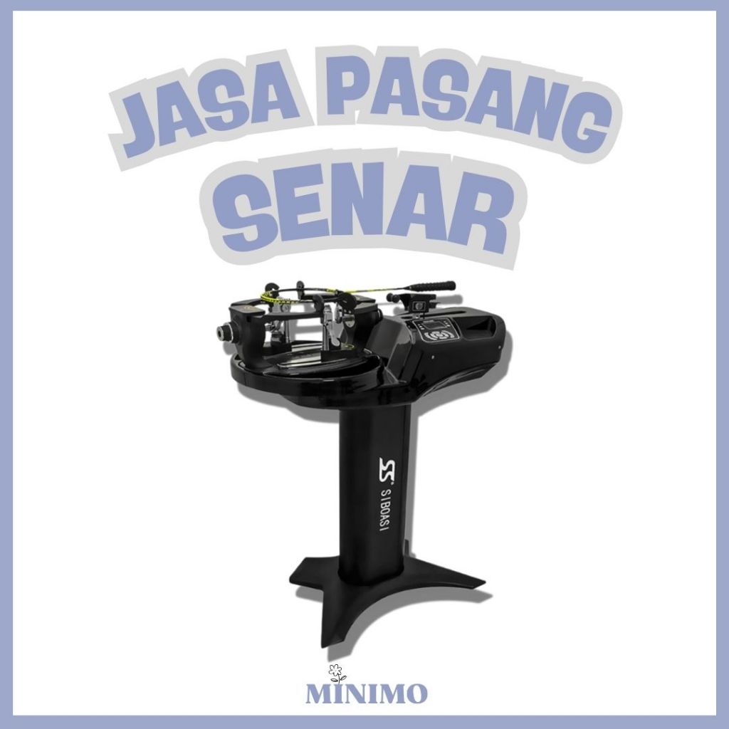 Jasa Pasang Senar Digital ( Mesin Digital Siboasi ) + Senar 4 Simpul BWF