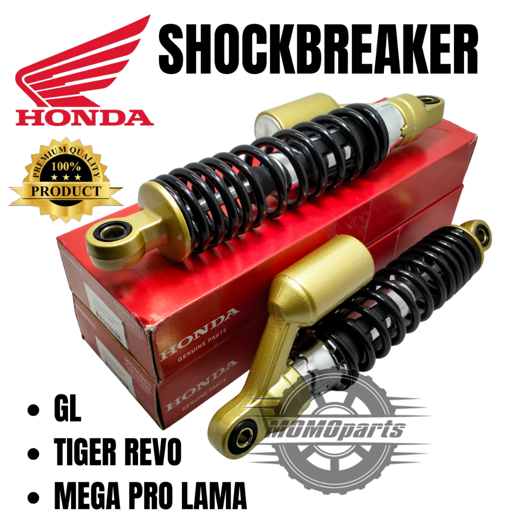 ORIGINAL SHOCKBREAKER TABUNG BELAKANG MOTOR HONDA TIGER REVO GL MEGA PRO OLD LAMA PRIMUS 320 MM KUAL