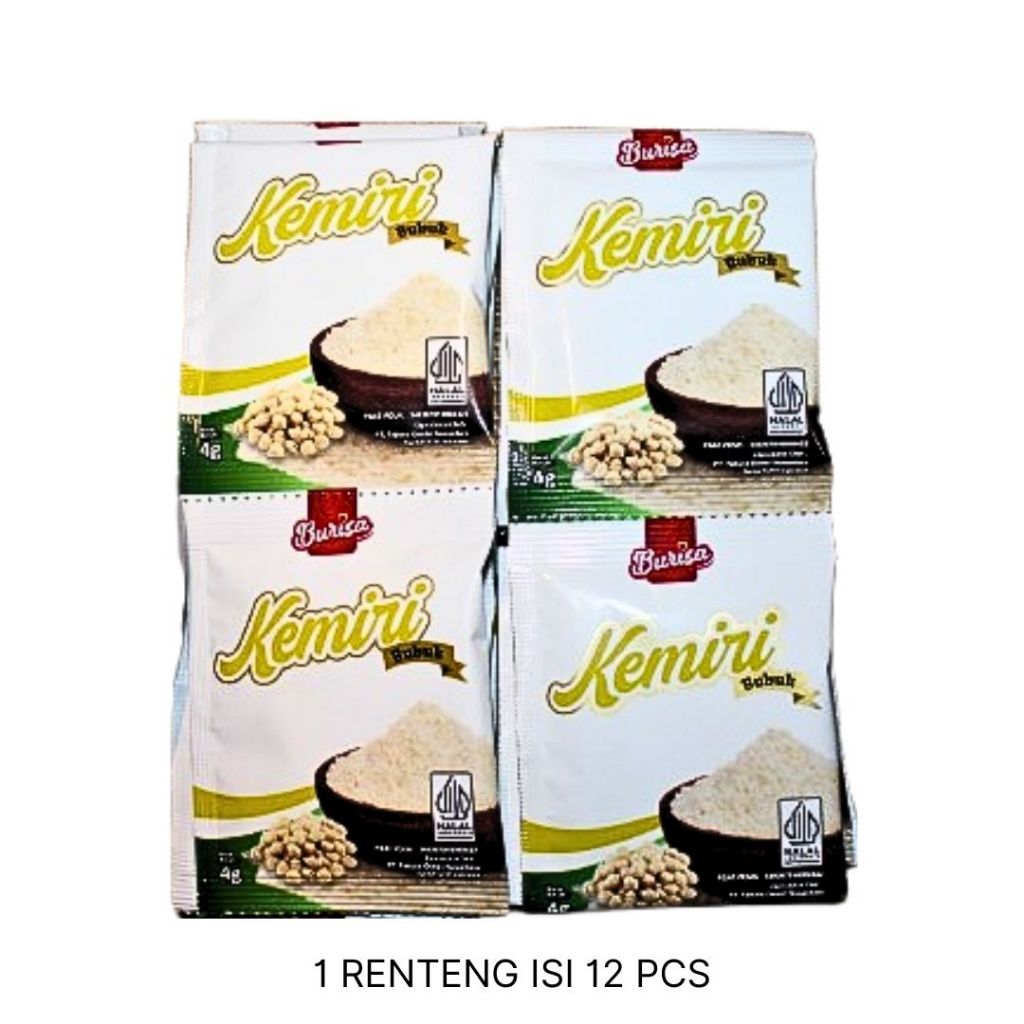

Burisa Kemiri Bubuk 4gr (Renteng isi 12 pcs)