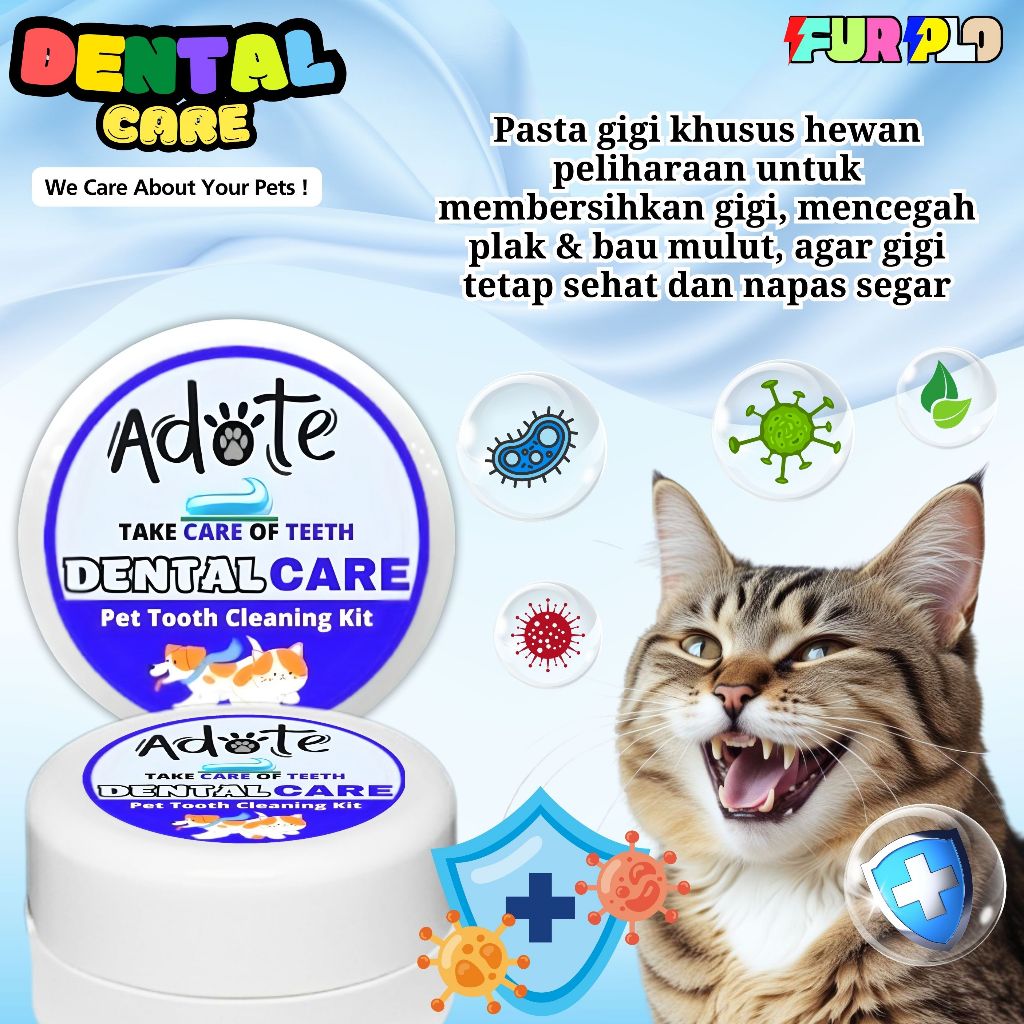 Pasta Gigi Anjing Original Adote Odol anjing Pasta Gigi Kucing odol Kucing Furplo