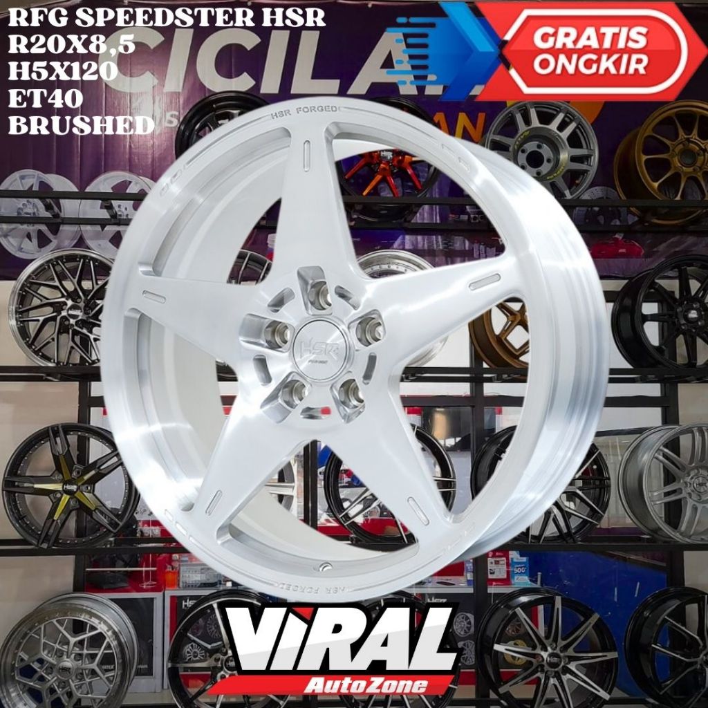 VELG ORIGINAL HSR RFG SPEEDSTER RING 20 R20 UNTUK SEALION , BMW , RANGEROVER , TOUAREG